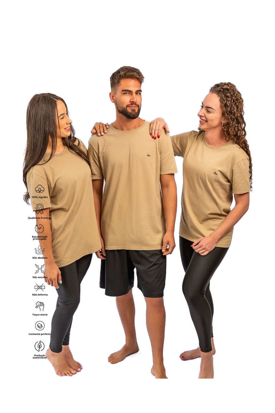 Camiseta 100% Algodão Premium