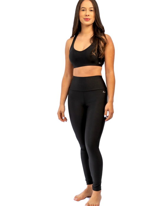 Legging Shine Performance Preto Intenso