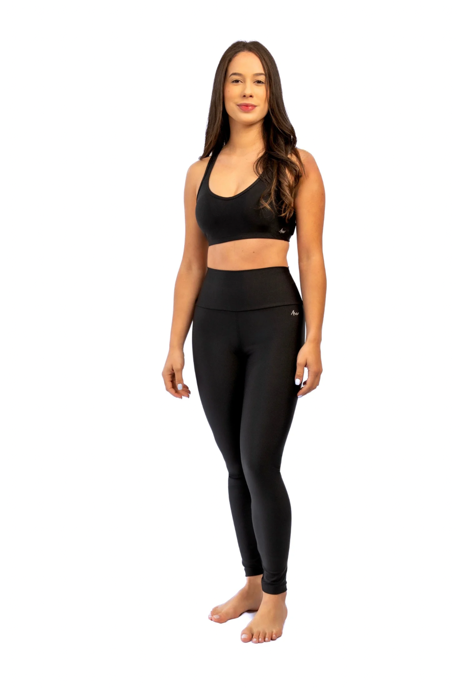 Legging Shine Performance Preto Intenso