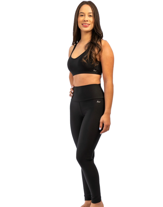 Legging Shine Performance Preto Intenso