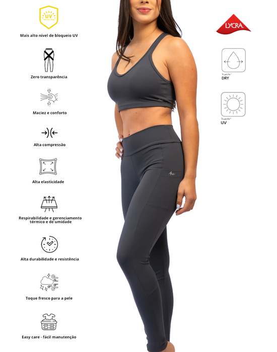 Legging High Performance cinza