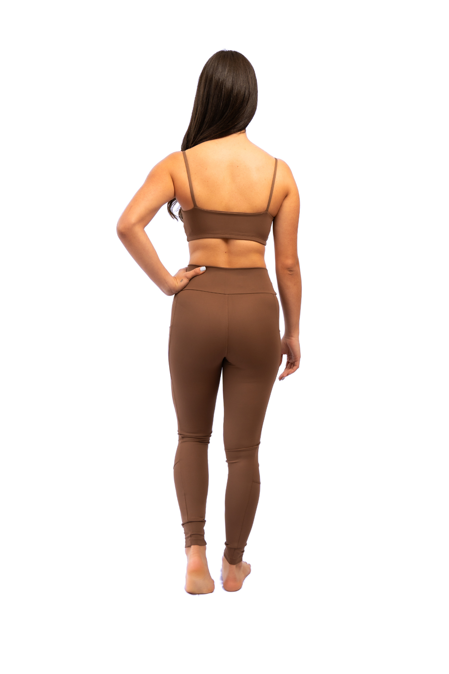 Legging High Performance Marrom Cacau