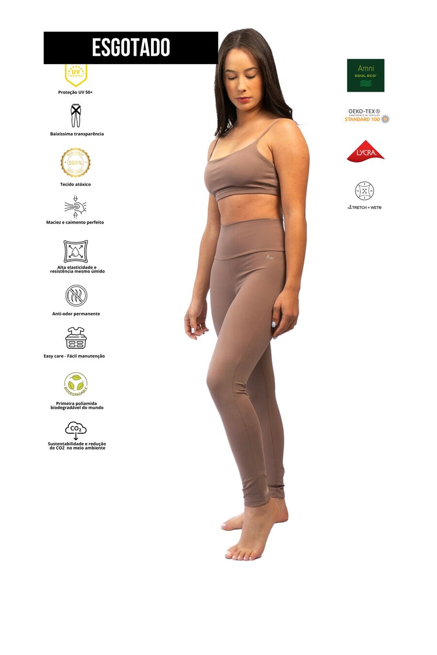 Legging High Performance Cappuccino