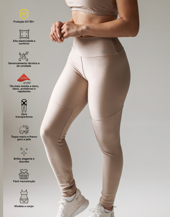 Legging Shine Performance Gold