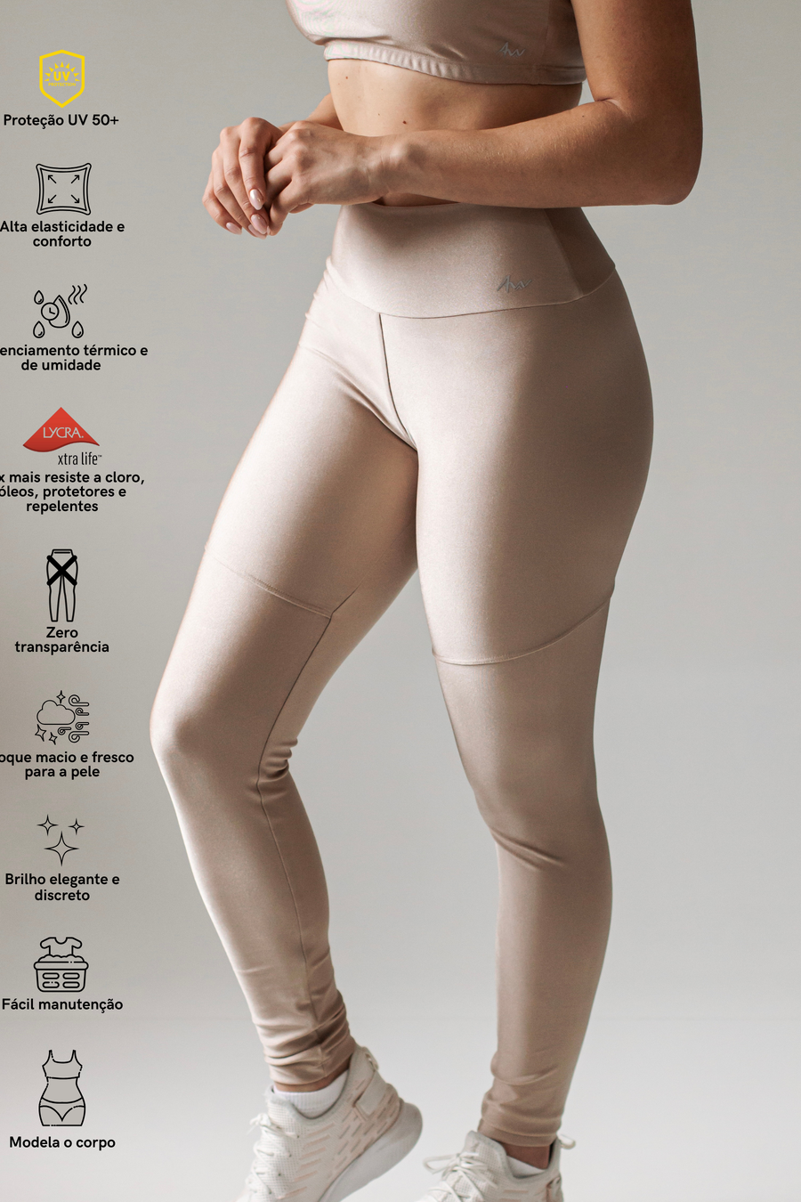 Legging Shine Performance Gold